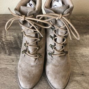 Charlotte Russe Spencer Chunky Heel Booties